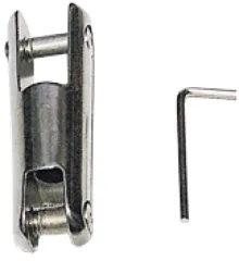 Niro Ankerketteverbindungsglied, A=90mm, B=22mm, C=13mm, D=43mm, E=28mm (Festes Modell, Bis 1350kg)