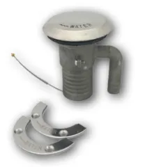 Niro Deckeinfüllstütze Water Mit Entlüftung; Anschluss 38mm