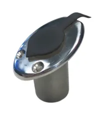 Niro Einbau Flaggenstockhalter 45°; für 25mm Flaggenstock