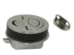 Niro Einlaßgriff Mit Drehverschluß Und Nylon Gehäuse, Wasserdicht, A=4-13mm, B=25mm, C=61mm, D=50mm