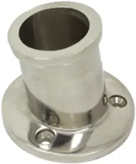 Niro Flaggenstockhalter, Ø25mm; 60°