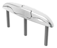 Niro Klappbare X-Klampe, A=254, B=43, H1=37, H2=60mm, Montage 3xm12/59mm