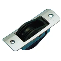 Niro Mastrollenkasten, Ø28, Arbeitslast=400kg