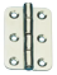 Niro Scharnier, 41x60mm, Ø4mm