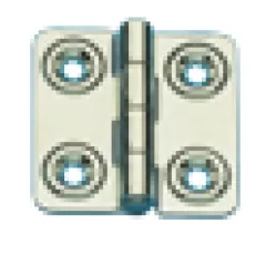 Niro Scharnier, 44x45mm, Ø5mm