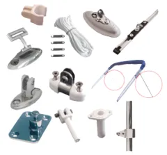 Niro Scharnier Für Montage Auf Railing, Ø30mm