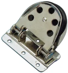 Niro Umlenkrolle Für Tau 12mm, Scheibe Ø55mm, Bruchlast 1400kg