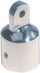 Niro Verdeckbeschlag-Endkappe, Ø22,25mm, Verbindung Ø6,3mm