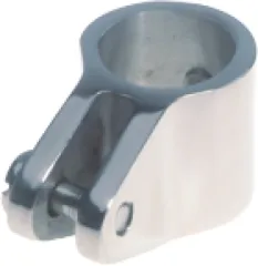 Niro Verdeckbeschlag-Mittelstück, Ø25,4mm, Verbindung Ø6,3mm