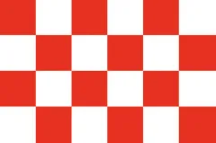 Noord Brabant Flagge 20x30cm