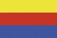 Noord Holland Flagge 20x30cm