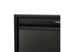 Einbaurahmen Schwarz-Edelstahl NRX80