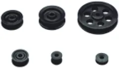 Nylon Scheibe Ø33,5mm, H=13mm, Loch Ø8,2mm