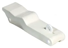 Peak Elastic Antivibrating Latch W/O Padlock Holder 150x36 White