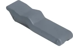 Peak Elastic Antivibrating Latch W/O Padlock Holder 96x29 Grey