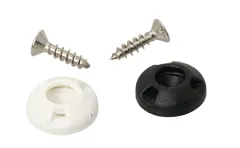 Perfix-Unterteil mit Schraube weiß VP= 10St.