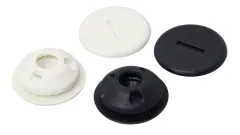 Perfix-Unterteil mit Stoffschraube weiß VP=100St.