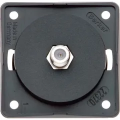 Philippi FD koax, schwarz Verbinderdose