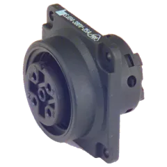 Philippi Serie 694 Flanschdose Koaxial