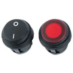 Philippi WIP 25 RD 12 V Wippschalter rot