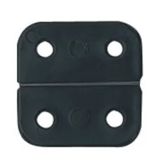 PLASTIMO 2 NYLONSCHARNIERE SCHWARZ 75X40