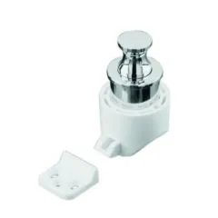 PLASTIMO CHRBR TH16 NICKEL LOCK PUSHBUTTON