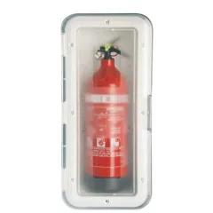 PLASTIMO NISCHE FEUERLOESCHER 1KG WEISS MIT TUER