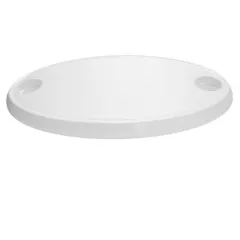 PLASTIMO OVAL TABLE TOP WHITE