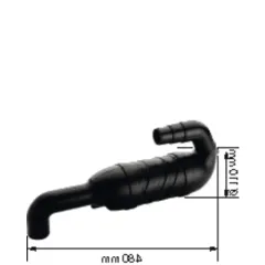 PLASTIMO Schwanenhals 404550mm