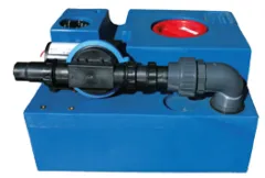 Polyethylen Fäkalientanksatz Mit Vormontierter Membranpumpe 24v, 73l, 750x400x300mm