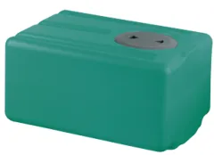 Polyethylen Trinkwassertank, 67l, 650x390x290mm (H: +30mm Einfüllsatz)