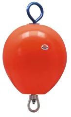 POLYFORM NO Festmacher-Boje CCE-3 PVC Ø450mm, Stange: 740mm, weiß