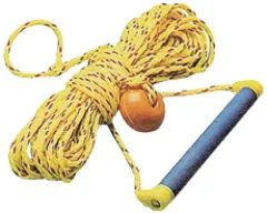 Polypropylen Wasserskileine Mit Schwimmer, 2 Aluminiumgriff Mit Kunststoffverkleidung