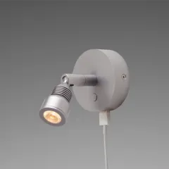 Prebit LEDAnbauleuchte R5 mit USB chrommatt ma