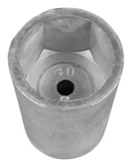 Propelleranode, Mutter Mg 46mm, Bohrung 9mm für Radice mit Welle 35mm