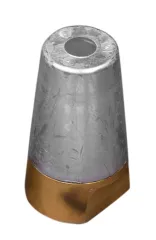 Radice Propellermutter mit konischer Aluminiumanode (Aluminium, 50, 30, 31, 74, 36 x 3)