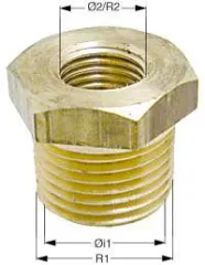 Reduzierstück Ms58 mit Innen/Außen 1 1/2x1