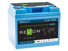 Relion Lithium-Ionen-Batterie LiFePO4 12.8V 52Ah low temperature