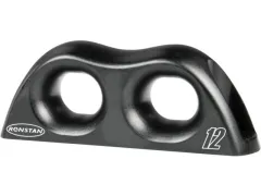 RF8092-12 Ropeglide Fairlead double schwarz 12mm