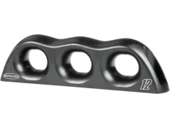 RF8093-12 Ropeglide Fairlead triple schwarz 12mm