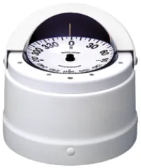 Ritchie Kompass Modell Navigator Dnw-200, Aufbaukompass, 12v, Rose Ø114,3mm/5°, Weiß