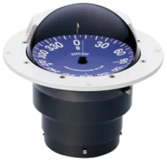 Ritchie Kompass Modell Supersport Ss-5000w, 12v, Einbaukompass, Rose Ø127mm/5°, Weiß