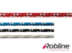 ROBLINE 8-Plaited Dinghy, PES/PES, 6mm blau/silber