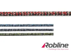 ROBLINE Coppa Dura, PES-PES soft-Tech/Dyneema, 7mm neonorange/schwarz/weiß