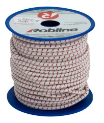 ROBLINE Gummileine, PES/NR, 10mm schwarz, 100m
