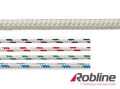 ROBLINE Orion, PES/PES, 6mm weiß/blau