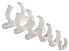 Rohrschelle (Kunststoff, weiß, ø 30 )