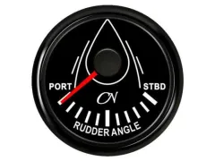 Ruderanzeiger (schwarz, schwarz, 10 - 190 Ohm, 9 - 32V, L - R, 57 mm, 52 mm, 45 mm)