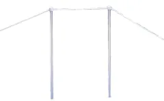 Satz Aluminium Geländer (2x) Mit Handleine, Für Gangway (S290/S293-Serie)