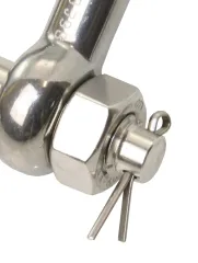 Schäkel geschweift Bolzen M24 SWL 4000kg Form E